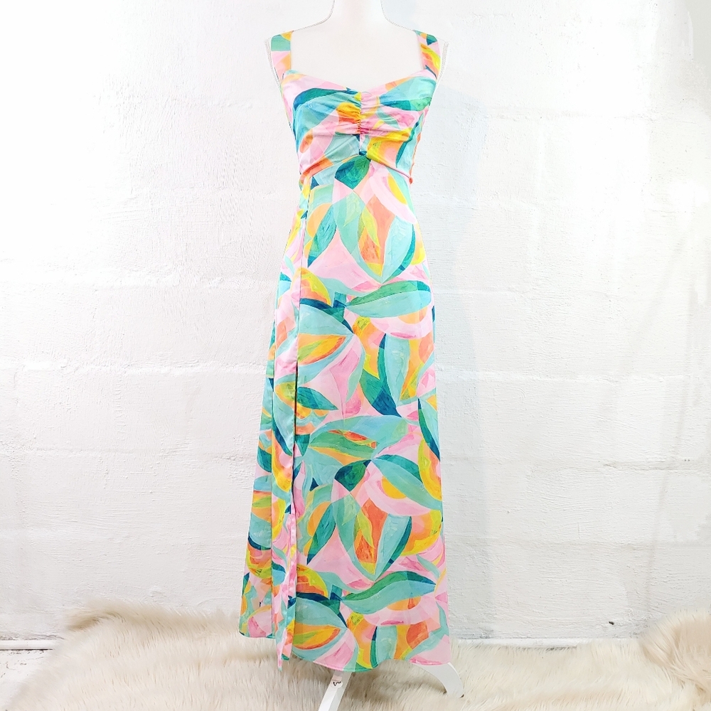 Show Me Your MuMu Multicolor Maxi Dress